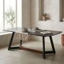 Mesa de Comedor para 6 personas Aruba - Color Negro