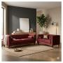Sala Madison con 2 piezas Color Vino