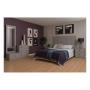 Recámara Louvre King Size de 5 Piezas - Gris