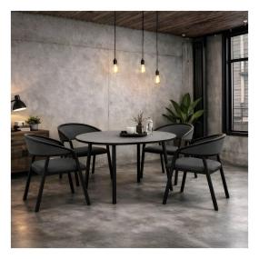 Set de Comedor para 4 Personas Camila Color Gris