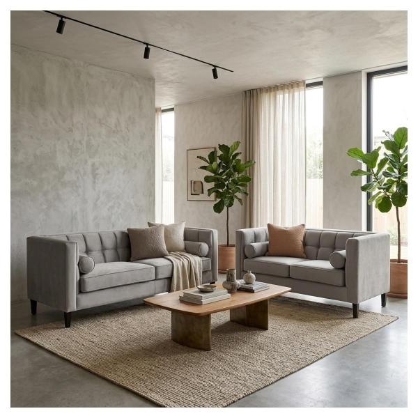 Sala Madison con 2 piezas Color Oxford