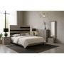 Recámara Wendy King Size de 5 Piezas - Gris
