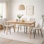 Comedor Extensible para 4 Personas Adrianus - Color Natural y Beige