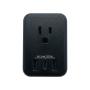 MULTICONTACTO NEGRO 4 ENTRADAS 125V 2 PUERTOS USB-A Y 1 PUERTO USB-C