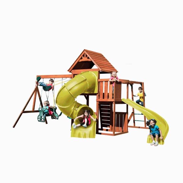 CENTRO DE JUEGOS GRANDVIEW TWIST GREEN MULTICOLOR
