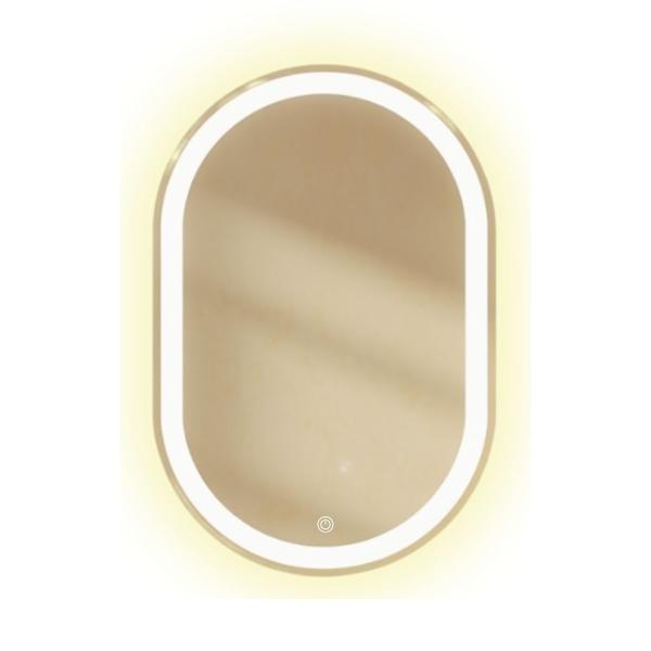 Espejo Capsula 45x65cm Esmerilado Luz Led 3 Tonos