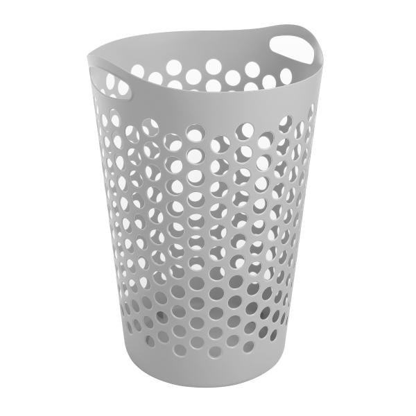 CESTO DE ROPA FLEXIBLE 74 L GRIS