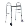 ANDADERA REACTIV PREMIUM DE ALUMINIO PLEGABLE, CON RUEDAS DE 5" GRIS