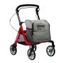 ANDADERA ROLLATOR DE ALUMINIO TO SHOP, COLOR ROJO BRILLANTE