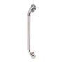 AGARRADERA RECTA REACTIV PARA BAÑO DE ACERO MOLETEADO 18", CROMADA