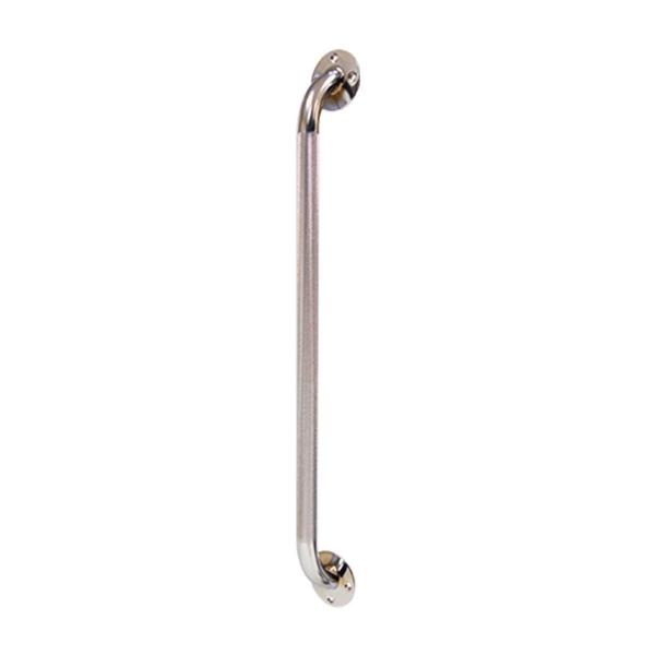 AGARRADERA RECTA REACTIV PARA BAÑO DE ACERO MOLETEADO 24", CROMADA R213114