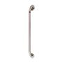 AGARRADERA RECTA REACTIV PARA BAÑO DE ACERO MOLETEADO 24", CROMADA R213114