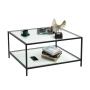 MESA DE CENTRO HUDD NEGRO 80 X 80 X 42 CM