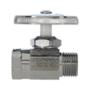 LLAVE DE CONTROL 1/2 X 1/2 PULGADA PLATA COFLEX