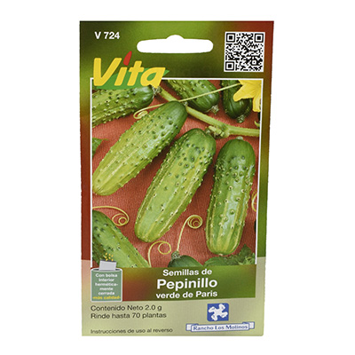 SEMILLAS DE PEPINILLO 2 GR VERDE VÍTA