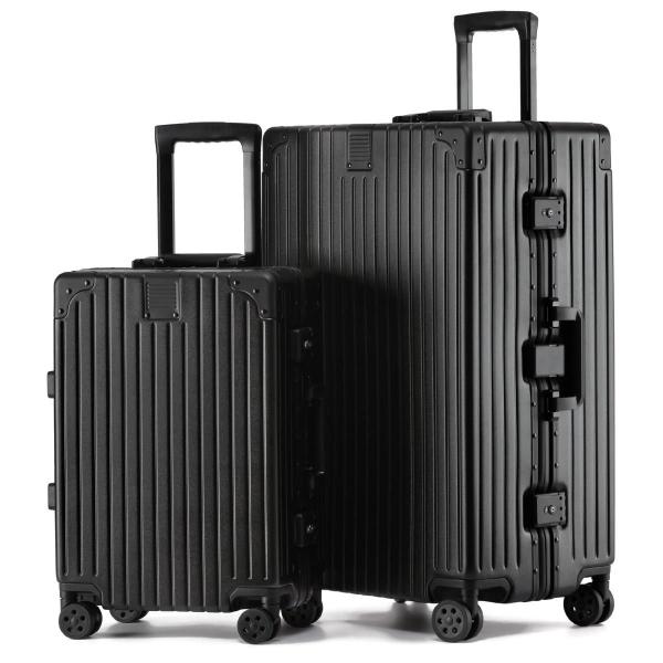 SET DE 2 MALETAS ZURICH 20 Y 28 PULGADAS NEGRO KOFA