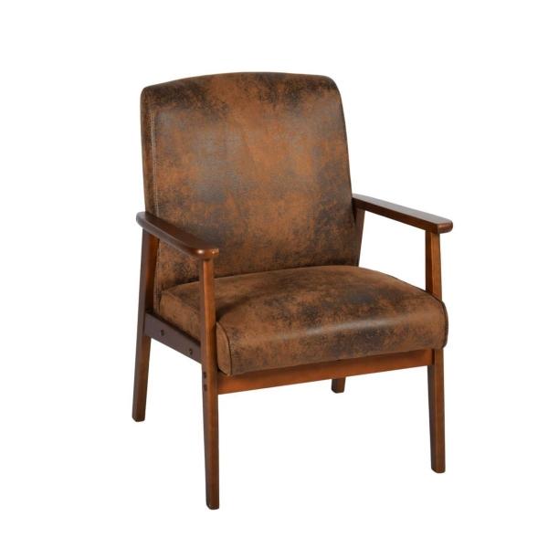 SILLÓN INDIVIDUAL BRUQAX MARRÓN 66 X 73 X 87 CM
