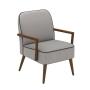 SILLÓN INDIVIDUAL DOGGY GRIS 61 X 63 X 81.5 CM