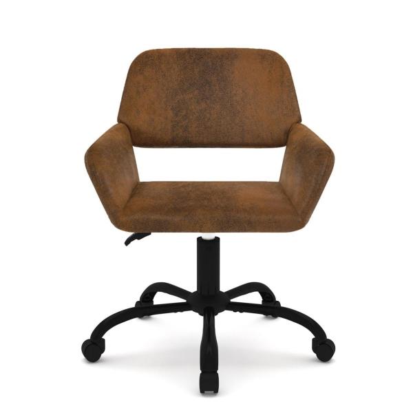 SILLA DE OFICINA ROSS MARRÓN 56.5 X 66 X 74.5 - 84.5 CM