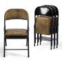 SILLAS PLEGABLE FAIR MARRÓN 46 X 41 X 78 CM
