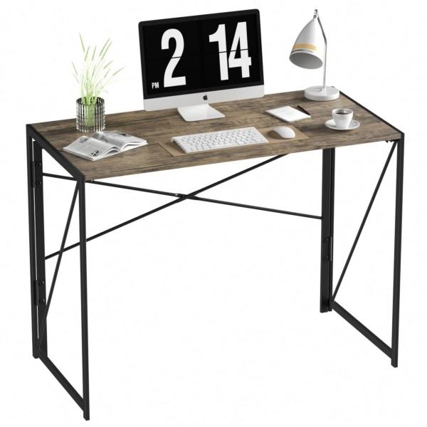 ESCRITORIO PLEGABLE HARPER MARRÓN 100 X 50 X 75 CM