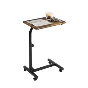 MESA DE ORDENADOR PORTÁTIL BELLO MARRÓN 48 X 38 X 67-79 CM