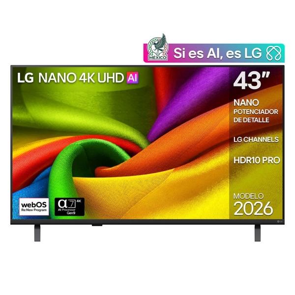 PANTALLA LG NANO 43" AI 4K 2026