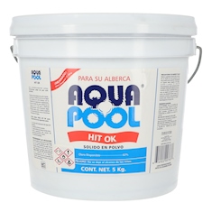 aqua pool súper clorador hit ok 5 kg aqua pool