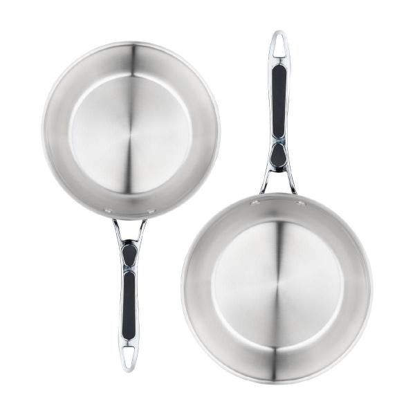 SET DOS SARTENES ACERO INOXIDABLE 24 Y 28 CMS