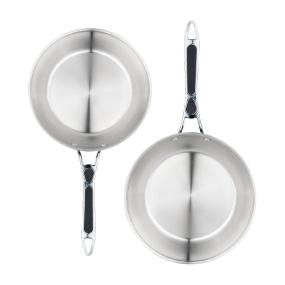 SET DOS SARTENES ACERO INOXIDABLE 24 Y 28 CMS