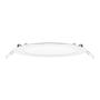 LUMINARIO DE TECHO EMPOTRABLE LED REDONDO 9 W BLANCO LUZ NEUTRA USO INTERIOR