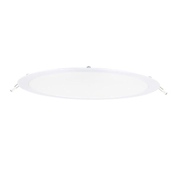 LUMINARIO DE TECHO EMPOTRABLE LED REDONDO 24 W BLANCO LUZ FRÍA USO INTERIOR