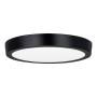 LUMINARIO DE TECHO SOBREPUESTO LED REDONDO 18 W NEGRO LUZ NEUTRA USO INTERIOR