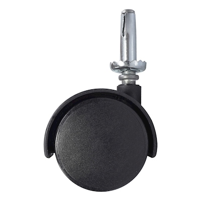 RODAJA TWIN DE NYLON 4 CM NEGRO