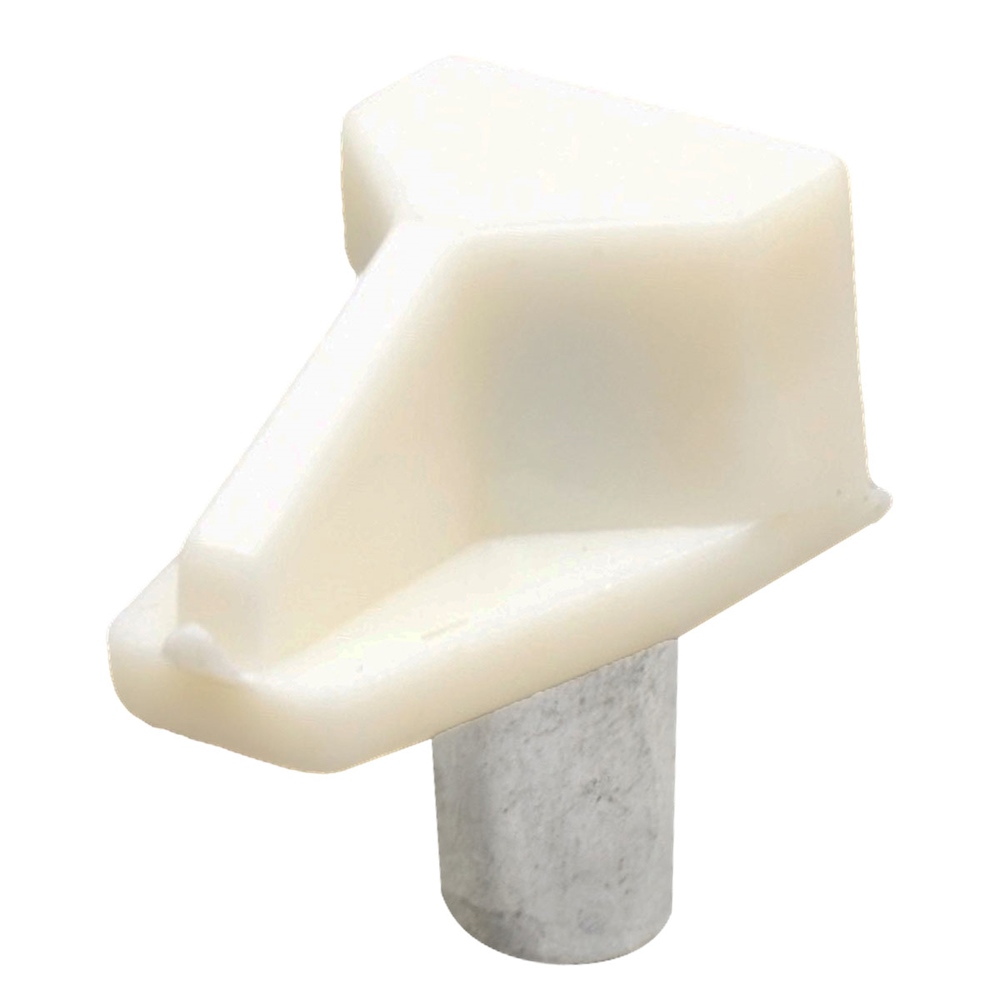 Sostén para entrepaño de 1.5 x 1.5 cm blanco 18 piezas