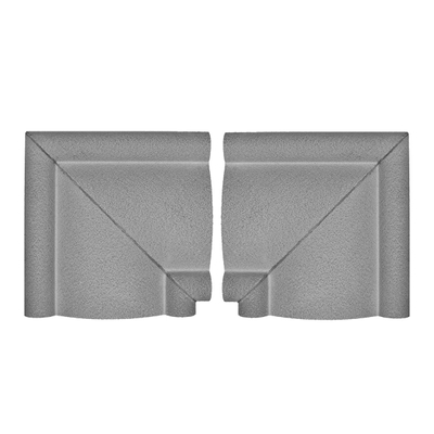 MOLDURA MARCO MEXICANO 14.5 X 5 CM GRIS 2 PIEZAS