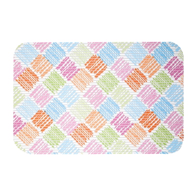 TAPETE ANTIDERRAPANTE POLIÉSTER MULTICOLOR 50 X 80 CM