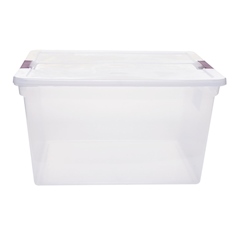 CAJA DE PLÁSTICO 62 L TRANSPARENTE 60 X 41.6 CM | The Home Depot México