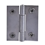 BISAGRA CABEZA PLANA 1.5 X 1.4 DE PULGADAS PLATA 2 PIEZAS