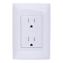 PLACA CON 2 CONTACTOS 2P+T BLANCO LEVITON CIEN