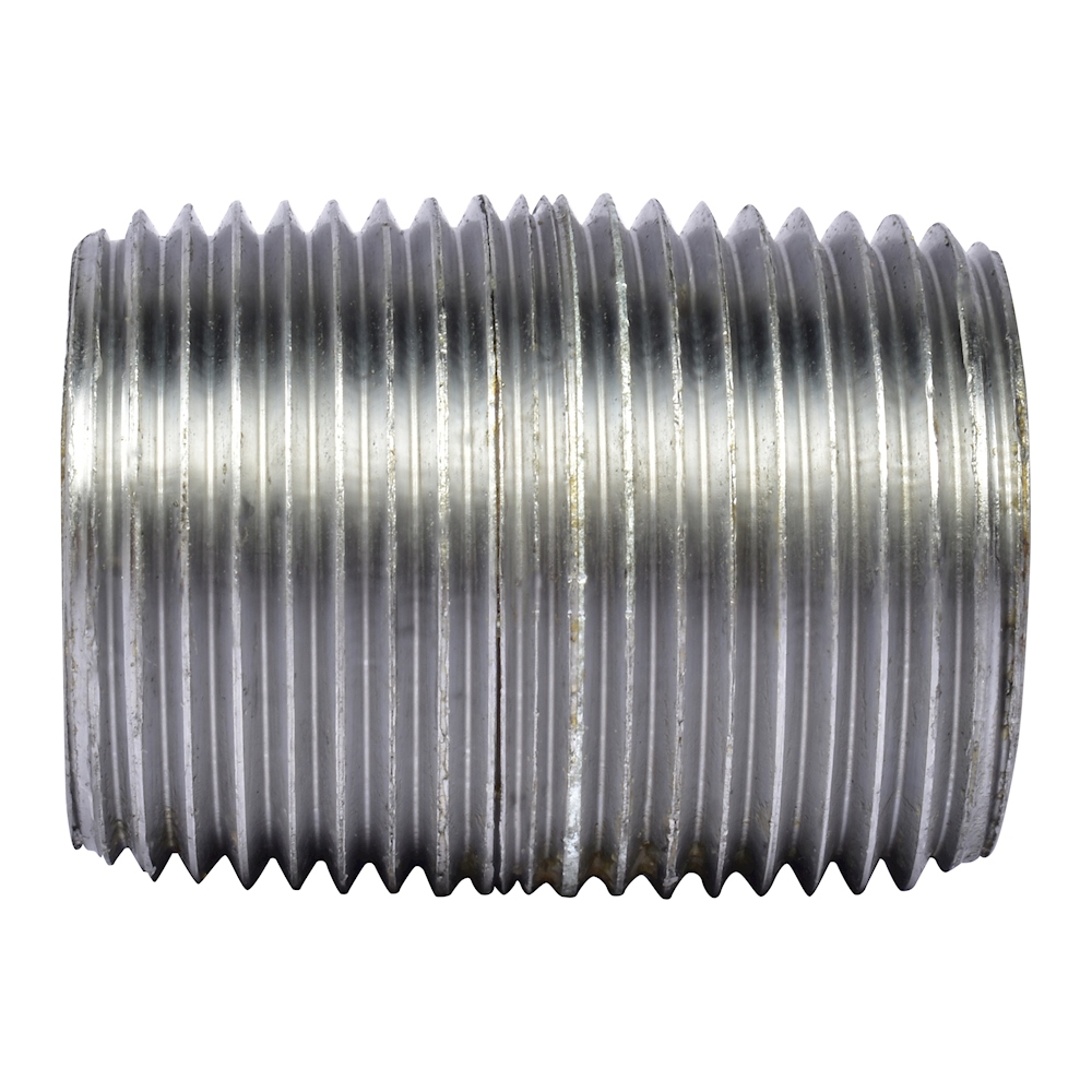 Niple 3/4 de pulgada plata southland