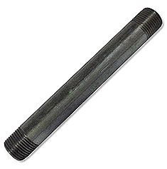 NIPLE DE CONEXIÓN HIDRÁULICA DE ACERO GALVANIZADO 1" X 2" MACHO CÉDULA 40