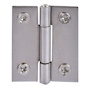 BISAGRA CABEZA PLANA 1.5 X 1.4 DE PULGADAS PLATA 2 PIEZAS