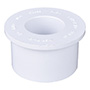 REDUCTOR BUSHING DE 1 1/2 X 3/4 DE PULGADA BLANCO DURA