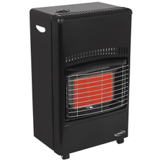 lenomex calefactor portátil de gas infrarrojo color negro