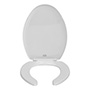 ASIENTO PARA BAÑO PLÁSTICO ALARGADO BLANCO BEMIS