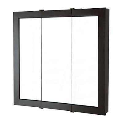 Chipre - Espejo con marco metálico y luz led 60x80 cm