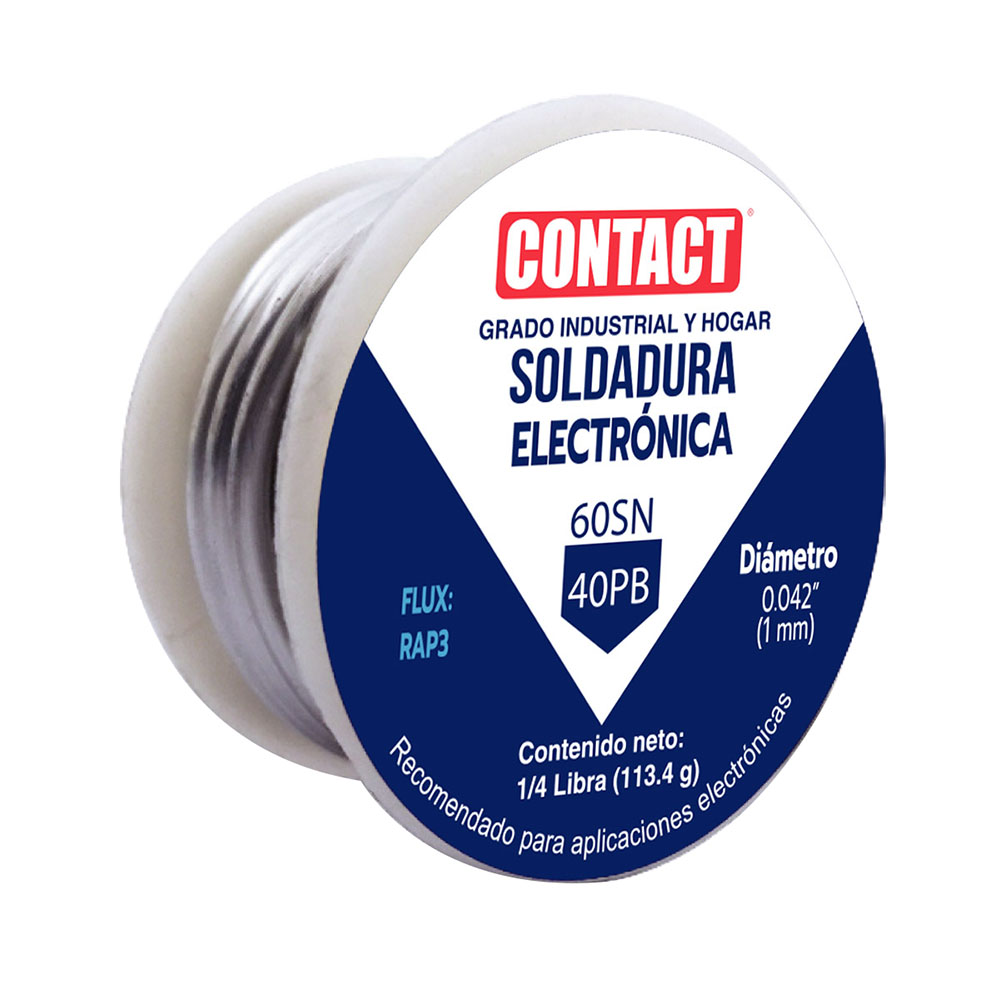 SOLDADURA CONTACT ELECTRÓNICA DE 113.4 GRS 1/4 LB | The Home Depot México