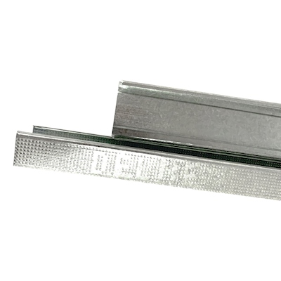 PERFIL LIGERO POSTE METÁLICO PLATA 6.35 X 2.85 X 305 CM