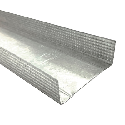 PERFIL CANAL DE AMARRE LIGERO PLATA 6.35 X 2.38 X 305 CM
